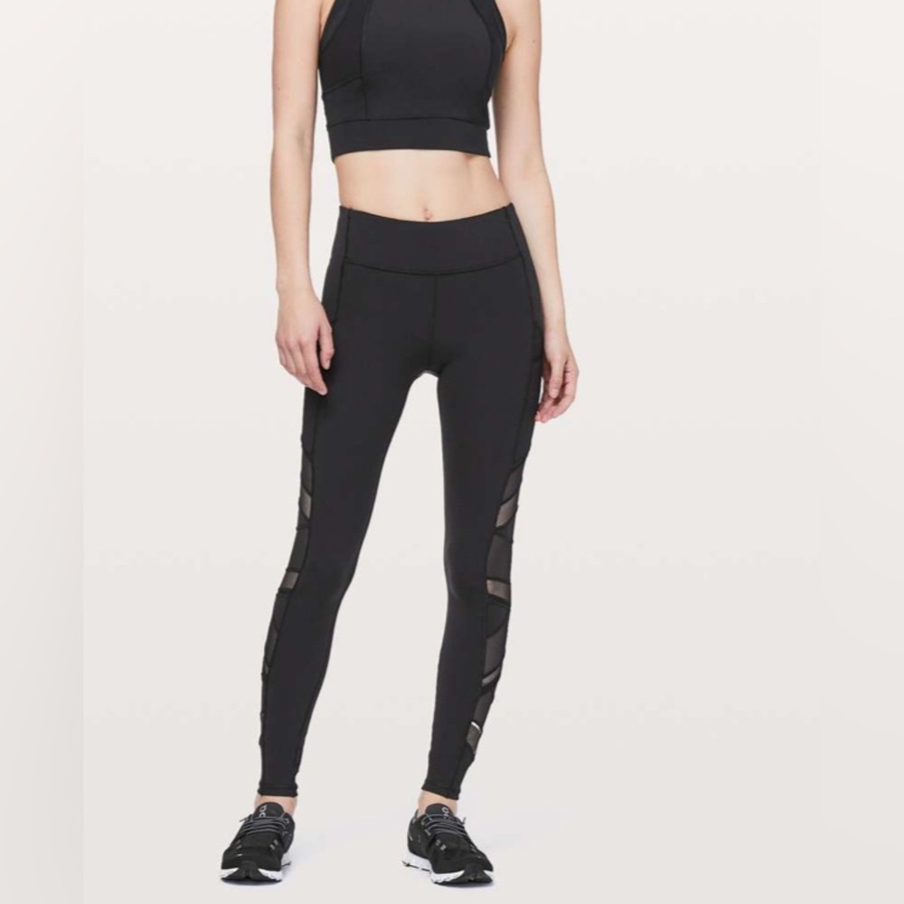 Lululemon speed up tight mesh 28” size 6 - Picture 3 of 11